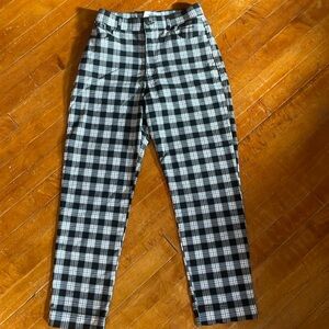 Hollister Ultra High-Rise Advanced Stretch Plaid Pants